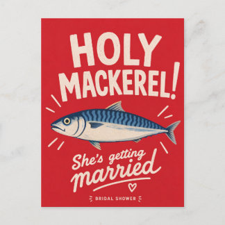 Kust Bruiloft Borrel Sardines Makreel Strand  Briefkaart