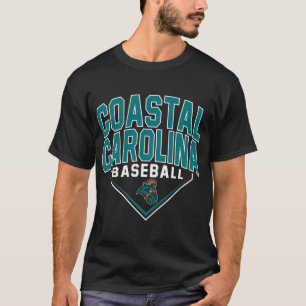 Kust Carolina Chanticleers Honkbal Bullpen T-shirt