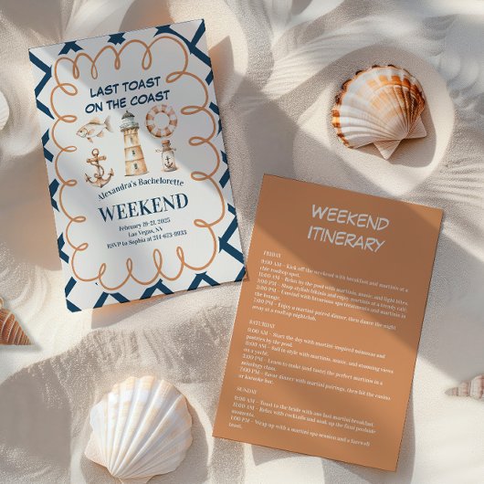  Kust Charm Bachelorette Kaart