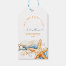 Kust chic blauwe zee tot ziens Baby Shower Cadeau