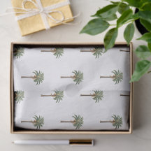 Kust chic koningspalm botanisch patroon