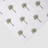 Kust chic koningspalm botanisch patroon tissuepapier (Detail)