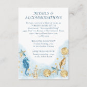 Kust Chic | Moderne Koraalrif Accommodaties Informatiekaartje (Voorkant)