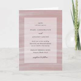 Kust Chic Roze Elegante Trouwdag