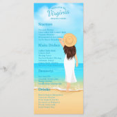 Kust Chic Virginia Beach Huurwoning Gast Menu (Voorkant)