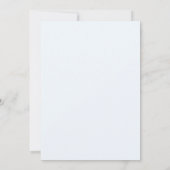 Kust Citroen Azure Aquarel Bruiloft Kaart (Achterkant)