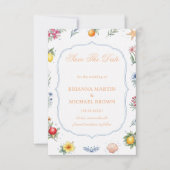 Kust Citrus Bloem Aankondiging (Voorkant)