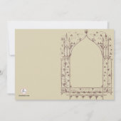 Kust Couple repesal Dinner Invitation Kaart (Achterkant)