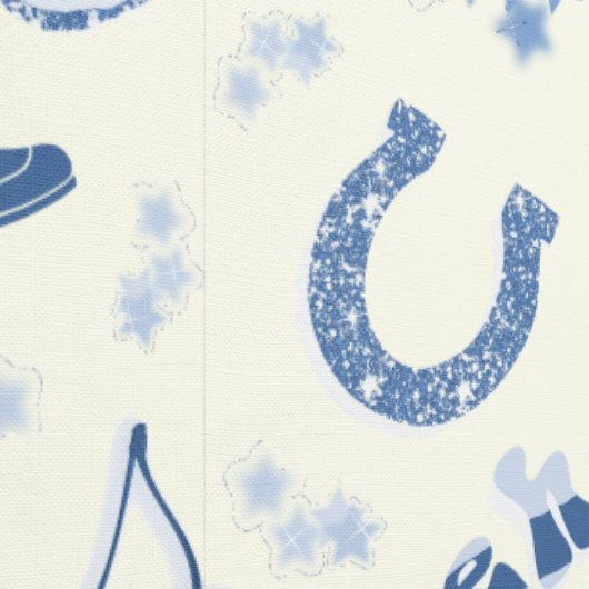 Kust Cowgirl Bach Club Fun Patroon Behang (Zoom)