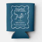 Kust Cowgirl Bachelorette-feest Weekend Koozie (Voorkant)