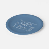 Kust Cowgirl Bachelorette Feest Weekend Papieren Bordje (Gekanteld)