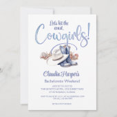Kust Cowgirl Bachelorette Kaart (Voorkant)