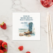 Kust Cowgirl Bachelorette Strand Weekend Servet (Insitu)