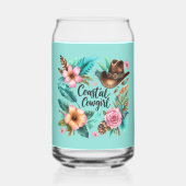 Kust Cowgirl Drinkset Blikvorm Glas (Voorkant)