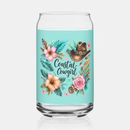 Kust Cowgirl Drinkset Blikvorm Glas