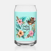 Kust Cowgirl Drinkset Blikvorm Glas (Achterkant)