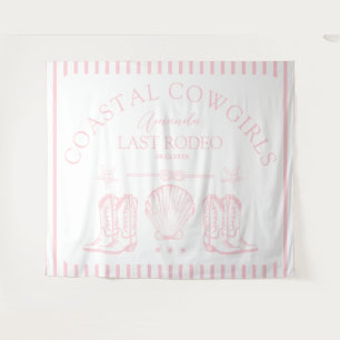 Kust Cowgirl Laarzen Westerse Bachelorette Party Wandkleed