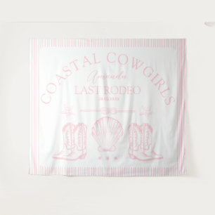 Kust Cowgirl Laarzen Westerse Bachelorette Party Wandkleed