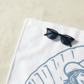 Kust Cowgirl strand bruidsmeisjesweekend Strandlaken (In situ)