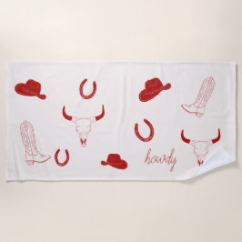 Kust Cowgirl strandhanddoek Strandlaken