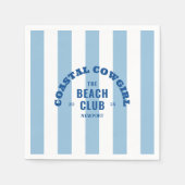 Kust Cowgirl The Strand Club Denim Cabana Streep Servet (Voorkant)