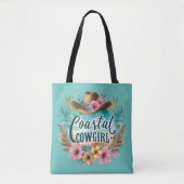 Kust Cowgirl  Tote Bag (Voorkant)