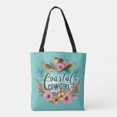 Kust Cowgirl  Tote Bag (Achterkant)