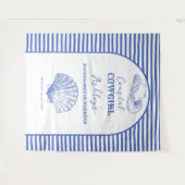 Kust Cowgirl vrijgezellenfeest decoratie bedrukt Wandkleed (Voorkant (horizontaal))