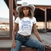 Kust Cowgirl vrijgezellenfeest Weekend Feestje T-shirt