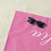 Kust Cowgirl Zeemansbruiloft Bruidsfeest Strandlaken (In situ)