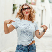 Kust Cowgirl Zeil Westerland Afscheid Als Meisje T-shirt