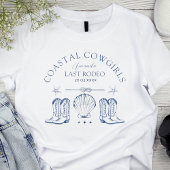 Kust Cowgirl Zeil Westerland Afscheid Als Meisje T-shirt
