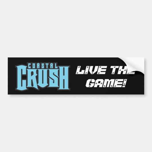 Kust Crush bumpersticker (Voorkant)