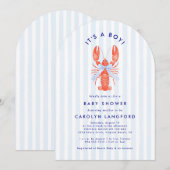 Kust Cutie Baby Shower Uitnodiging (Voorkant / Achterkant)