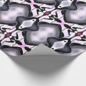 Kust door de Vampire - Gothic Abstract AI Art Cadeaupapier (Hoek)