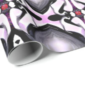 Kust door de Vampire - Gothic Abstract AI Art Cadeaupapier (Rol Hoek)