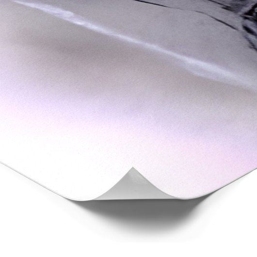 Kust door de Vampire - Gothic Abstract AI Art Poster (Hoek)