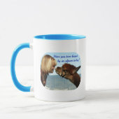 "Kust door een Alpaca!" Mok (Links)