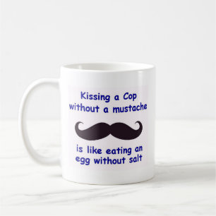 Kust een klap zonder snor koffiemok
