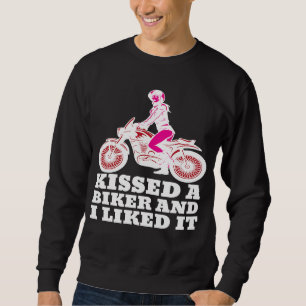 Kust een motorrijder en ik vond het een motormeisj trui