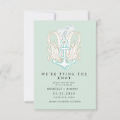 kust elegante foto Save The Date Kaart (Voorkant)