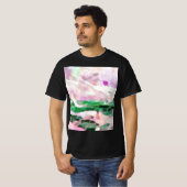 Kust- en bergschilderijen - Groen T-shirt (Voorkant volledig)