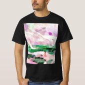 Kust- en bergschilderijen - Groen T-shirt (Voorkant)