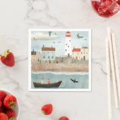 Kust- en vuurtorenservetten servet (Insitu)