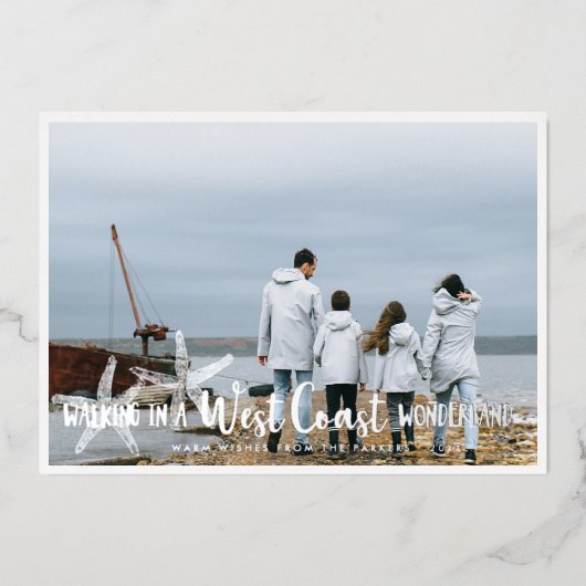 Kust- en Zeevakantie Foto Collage Kaart (Voorkant)