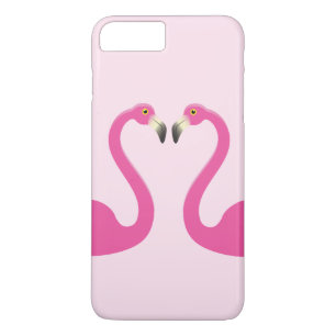 Kust Flamingos iPhone 7 Plus Hoesje Roze