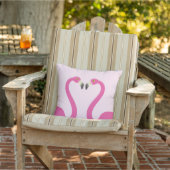 Kust Flamingos Pink Outdoor Pillow Buitenkussen (Stoel)