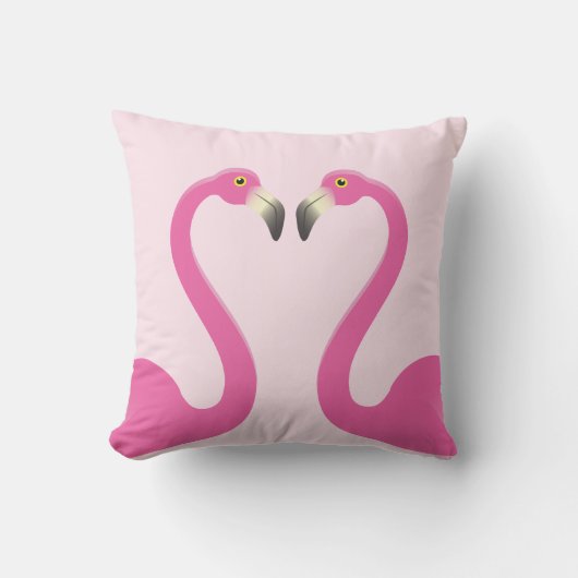 Kust Flamingos Pink Outdoor Pillow Buitenkussen (Voorkant)