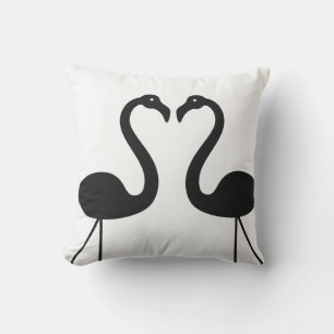 Kust Flamingos White Outdoor Pillow Buitenkussen