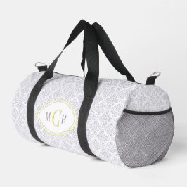 Kust Frans Blauw Wit Geel Tralie Monogram Plunjezak